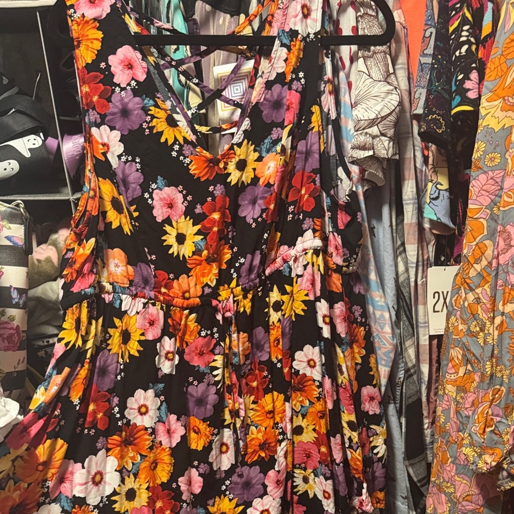Torrid Multicolor Floral tunic